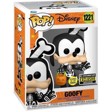 Disney "Skeleton Goofy" Glow-in-the-Dark Funko Pop! Vinyl Figure #1221 - Entertainment Earth Exclusive