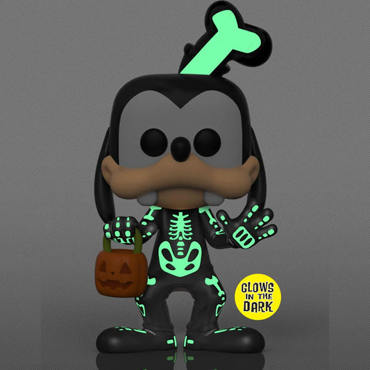 Disney "Skeleton Goofy" Glow-in-the-Dark Funko Pop! Vinyl Figure #1221 - Entertainment Earth Exclusive